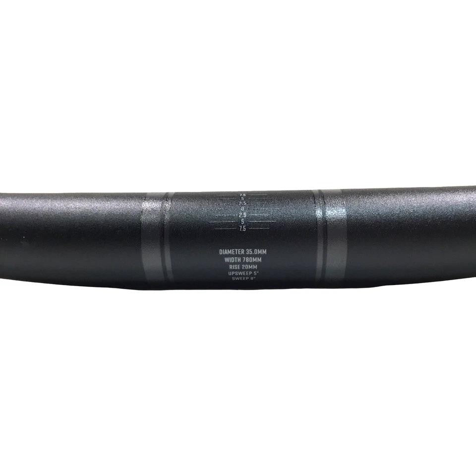 Mountain Bike Riser Handlebar 780mm 35mm Clamp Aluminum Black - Pivot Phoenix