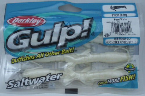 Saltwater Fishing Lure Shrimp 3-4 Inch - Berkley Gulp! Bait for Pier & Reef Fishing
