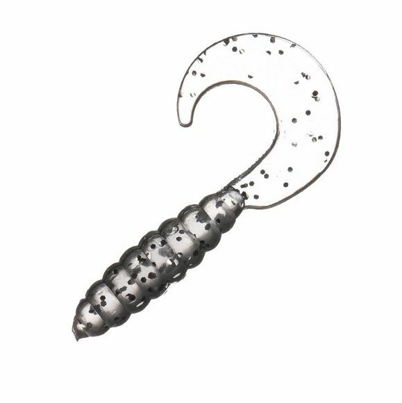 Artificial Soft Plastic Grubs for Fishing - 2 Inch, 100 Pack, Multiple Colors