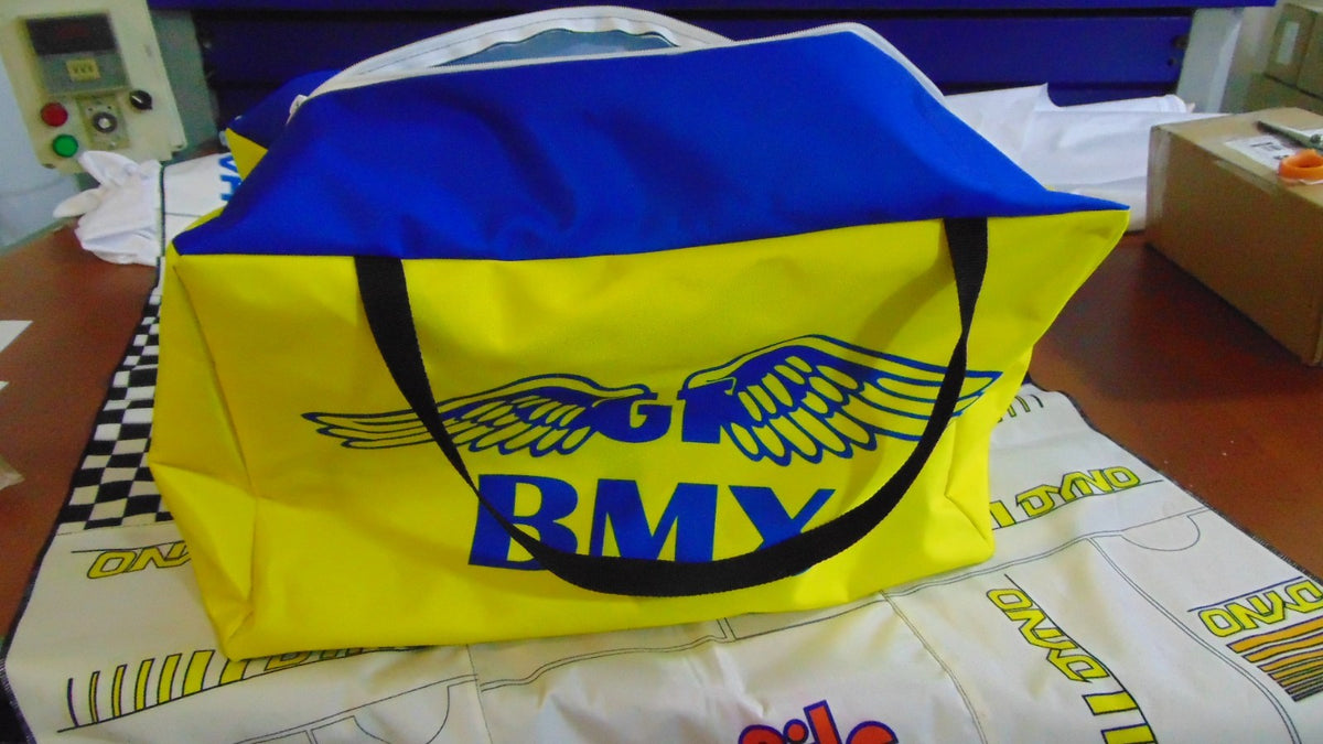Old School BMX Helmet & Jersey Hand Bag - 80s BMX Gear, Custom Colors