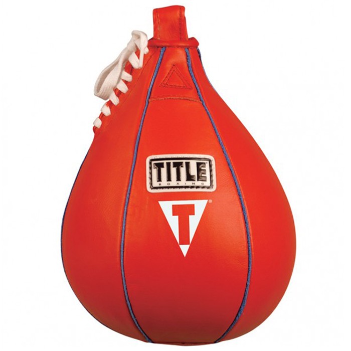 Leather Speed Bag with Bladder - Small Boxing Training Equipment