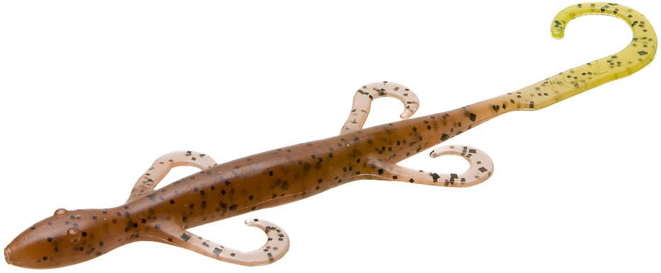 8 Inch Soft Plastic Creature Bait Pack for Bass Fishing - Lizard Lures