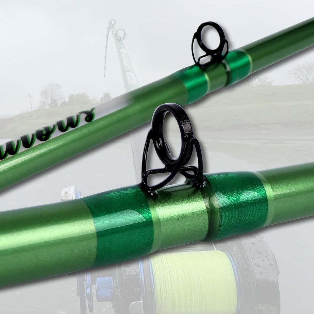 Heavy Duty Catfish Fishing Rod - Portable 1/2/3 Piece Casting Pole