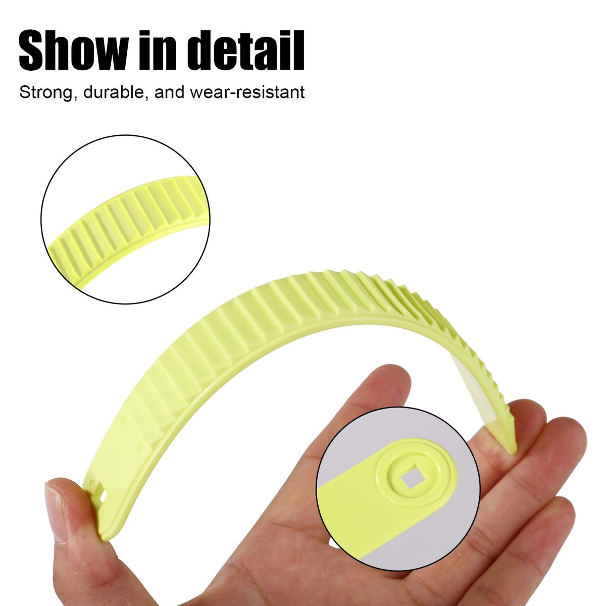 Snowboard Ankle Ladder Strap Binding 4 Pack, Nylon Ski Binding Hardware
