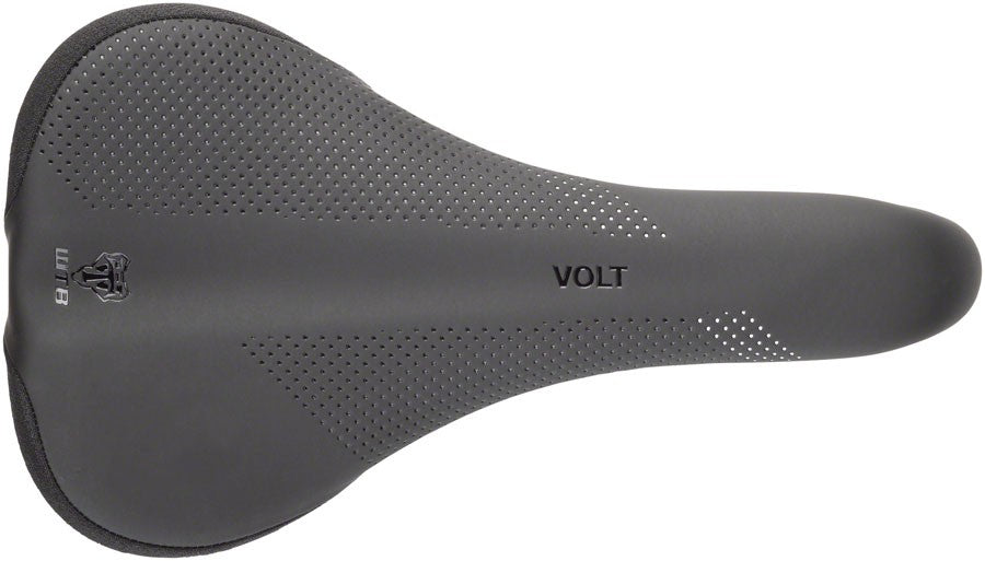 Mountain Bicycle Saddle with Titanium Rails, Microfiber Cover - 150mm Wide