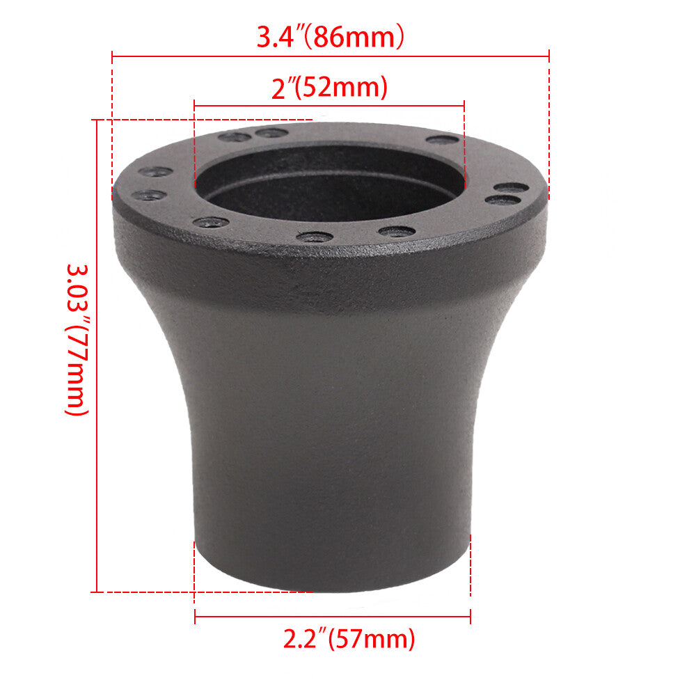 Golf Cart Steering Wheel Adapter for EZGO, Yamaha, Club Car - Multiple Colors