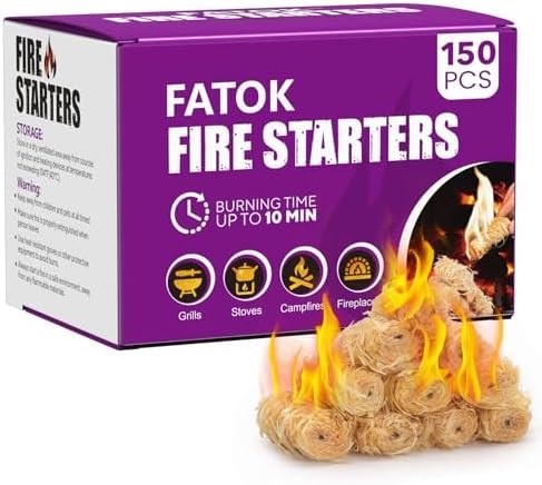 150pcs Natural Tumbleweed Fire Starters for Campfires & Grills