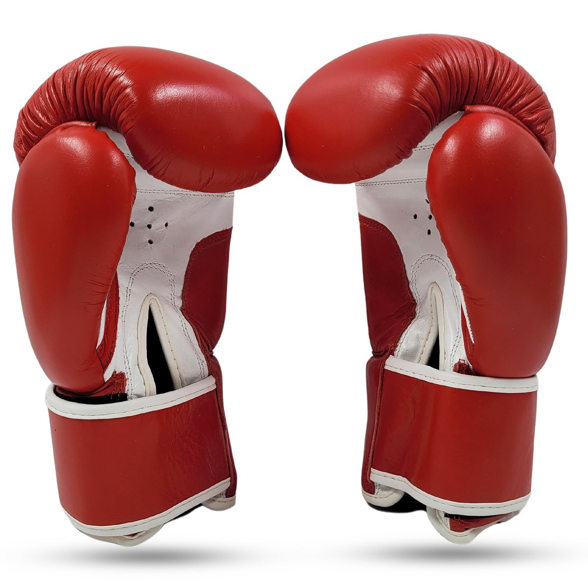 Unbranded Red Boxing Gloves for Adult Training MMA Kickboxing Gym