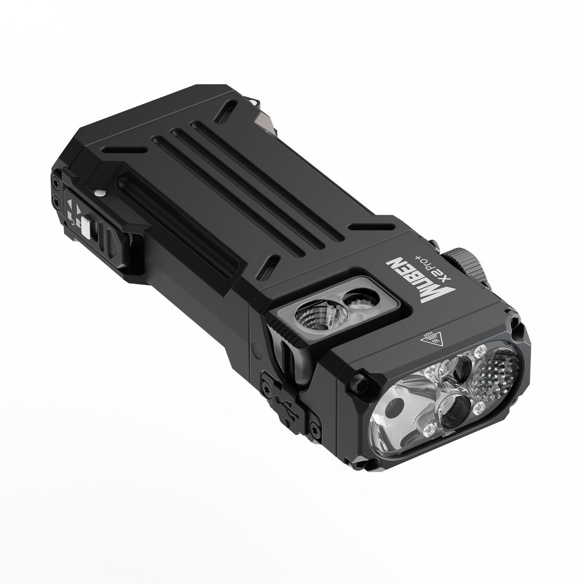 Rechargeable Compact LED Tactical Flashlight - USB-C Portable EDC Light