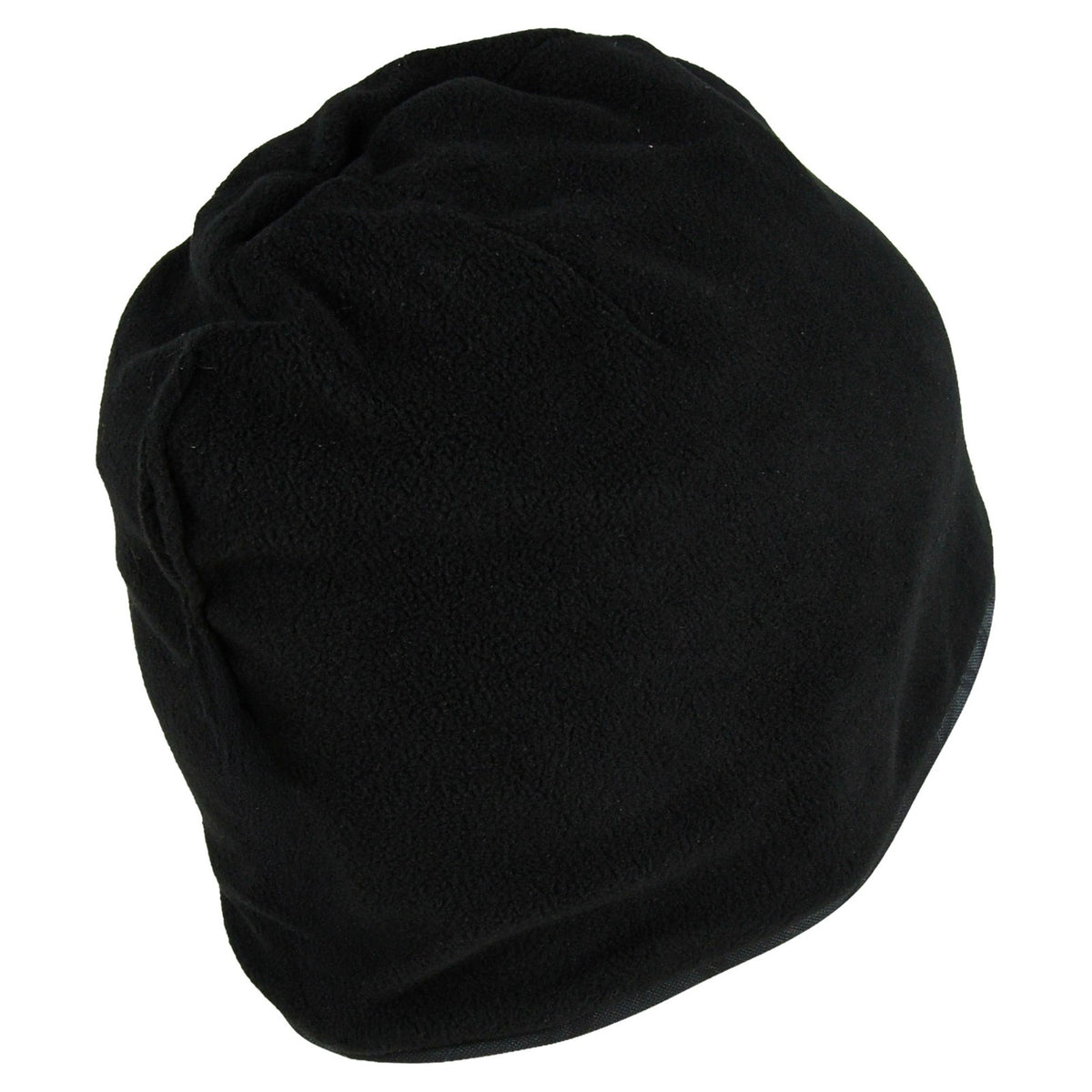 Reversible Polyester Beanie Hat for Cold Weather - Typhon Black/Black