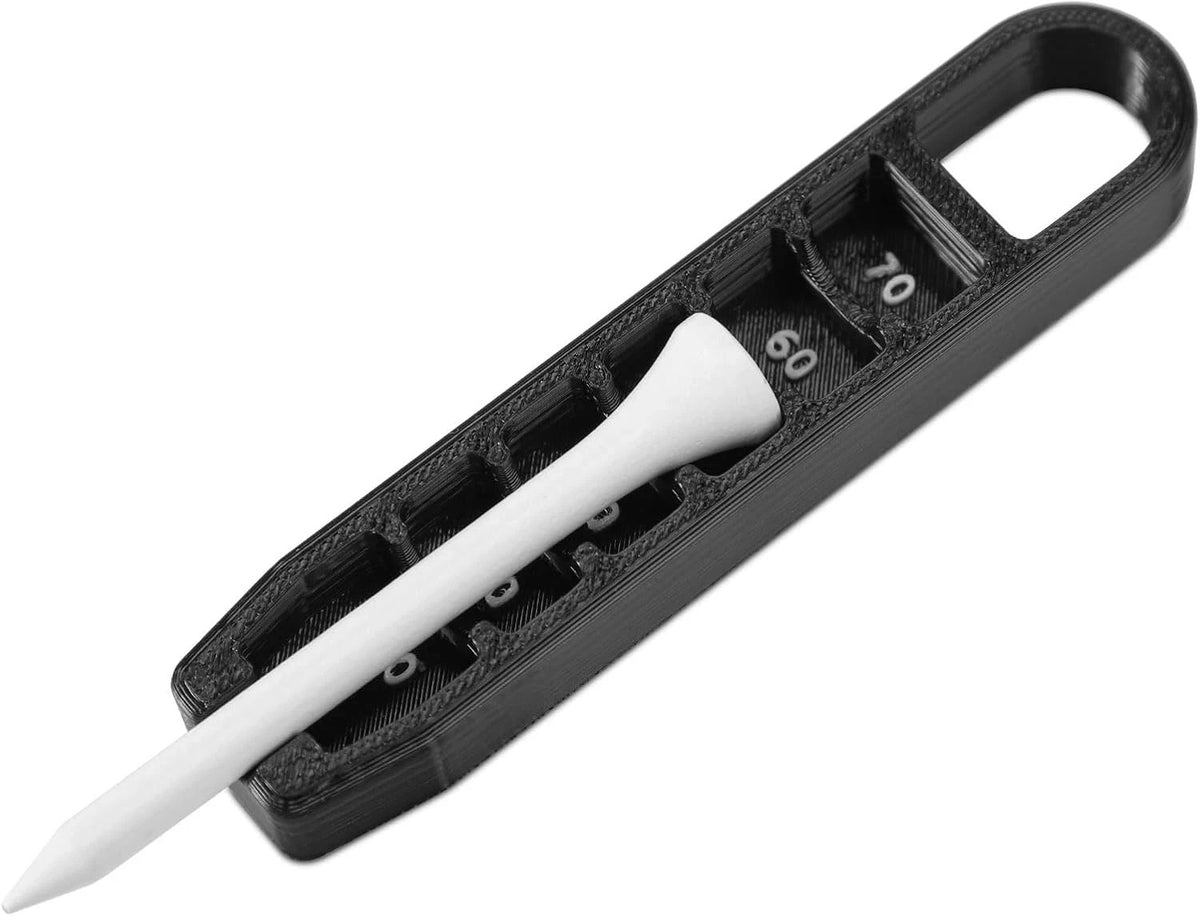 Golf Tee Height Adjuster 6-Setting Plastic Positioner & Training Aid - 2 Pack