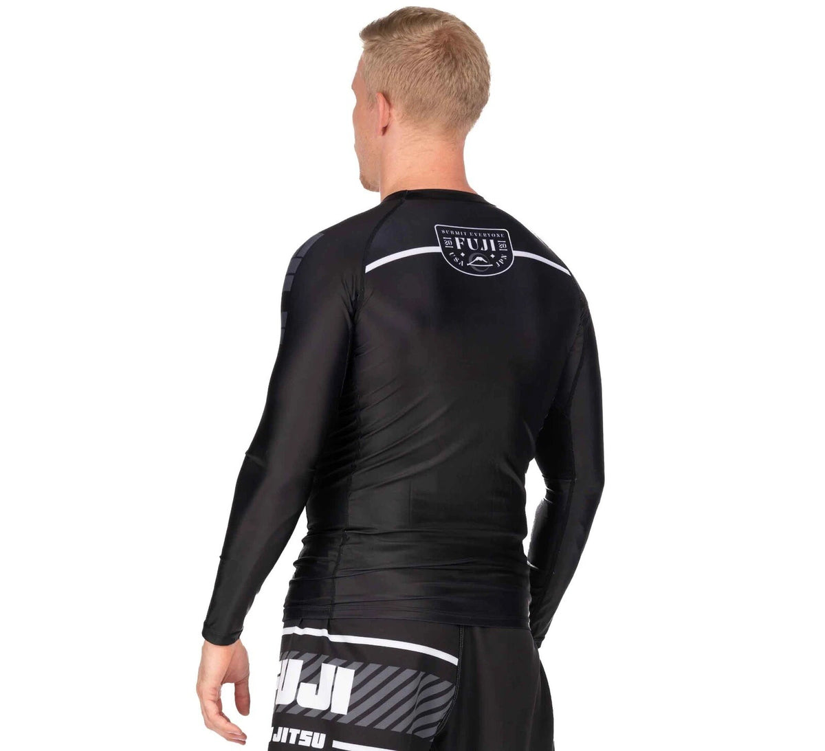 IBJJF Approved Long Sleeve Rashguard for BJJ & Jiu Jitsu Training - Black