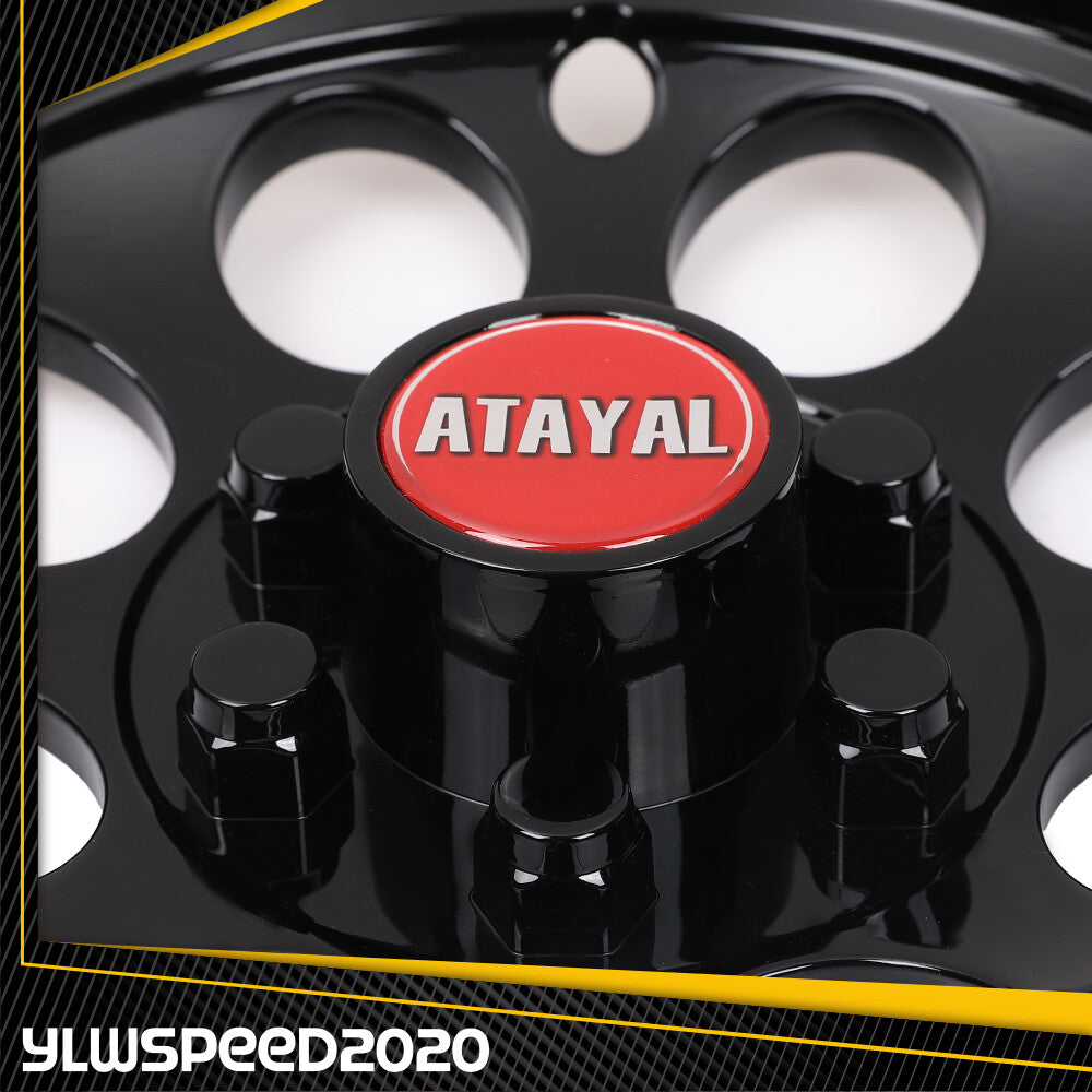 10-Inch Wheel Cover Hub Caps for Golf Carts - Fits EZGO, Club Car & Yamaha