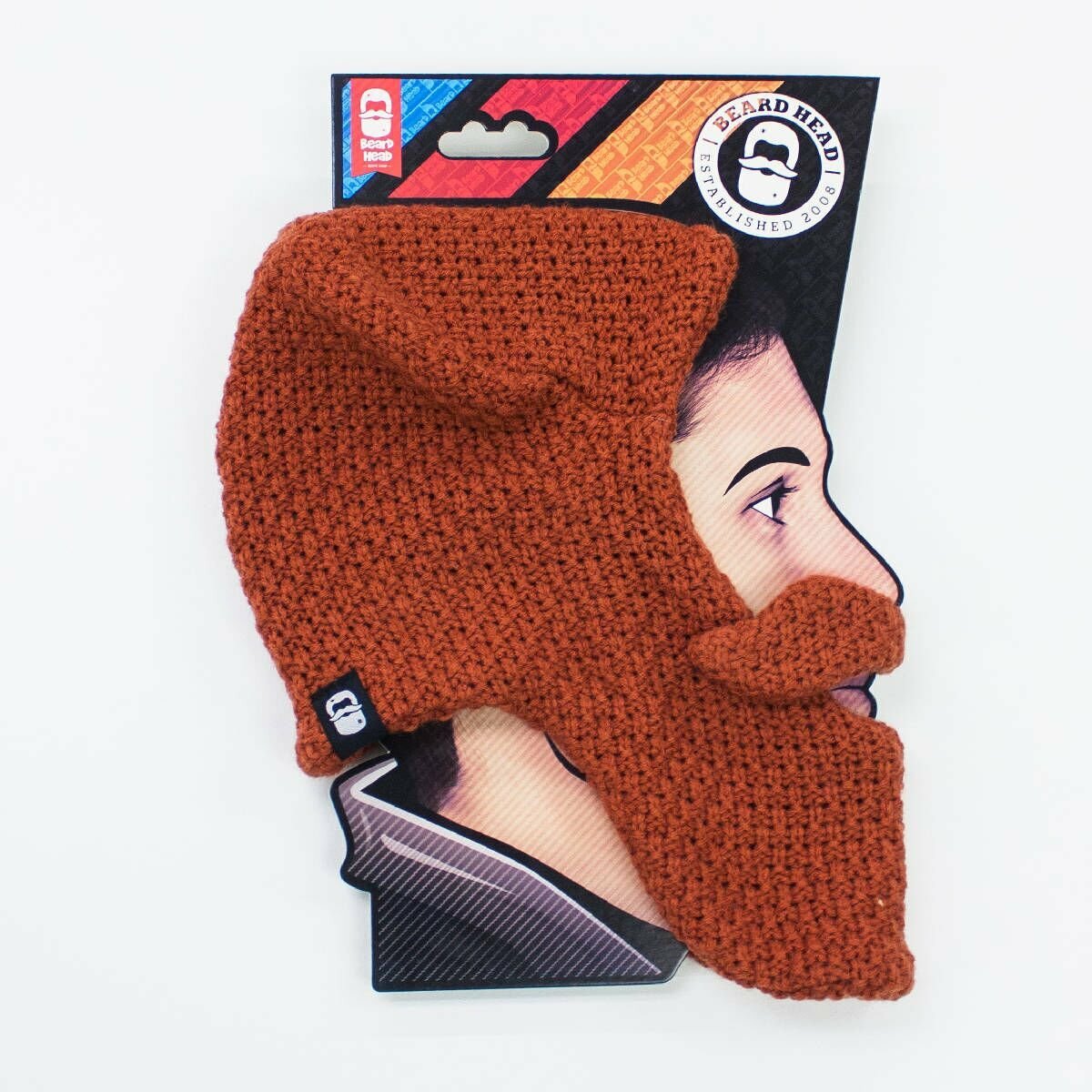 Beard Head Classic Knit Bearded Face Mask & Hat - Unisex Winter Accessory
