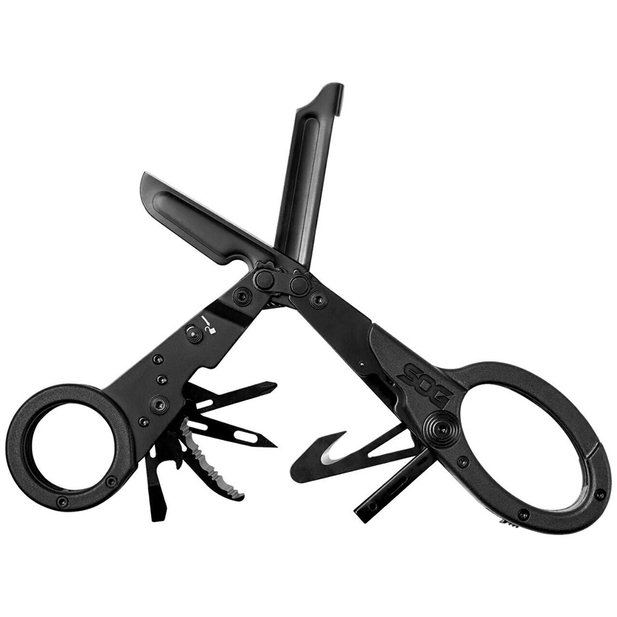 Multi-Tool Shears for First Responders with 11 Components - Stainless Steel & Autoclave Compatible