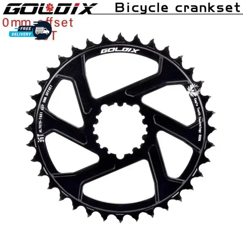 MTB Chainring 30T-38T Direct Mount 3 Bolt Offset 0-6mm for 9-12 Speed Bikes