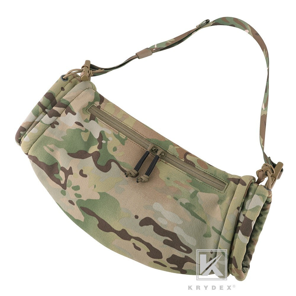 KRYDEX Tactical Soft Shell Hand Warmer Vest with Removable Neck Strap
