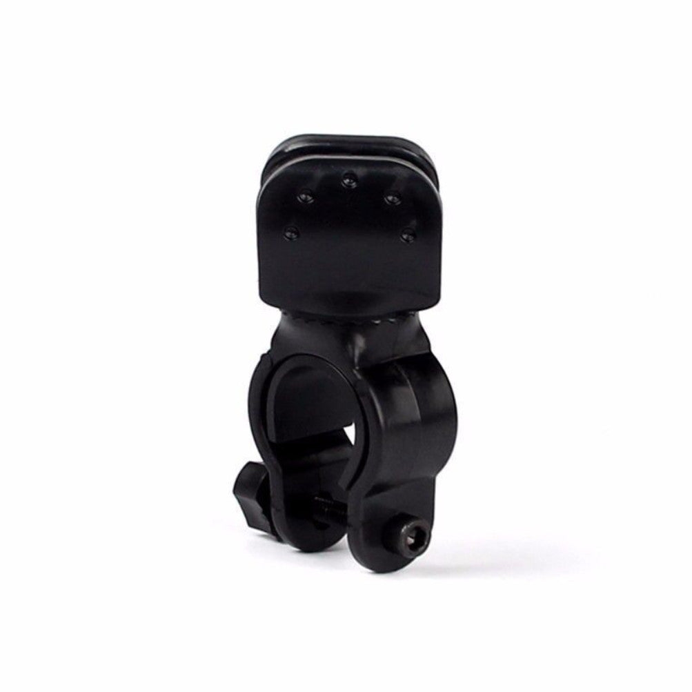 2PCS Bicycle LED Flashlight Mount Holder Clip Clamp - 360 Degree Rotation
