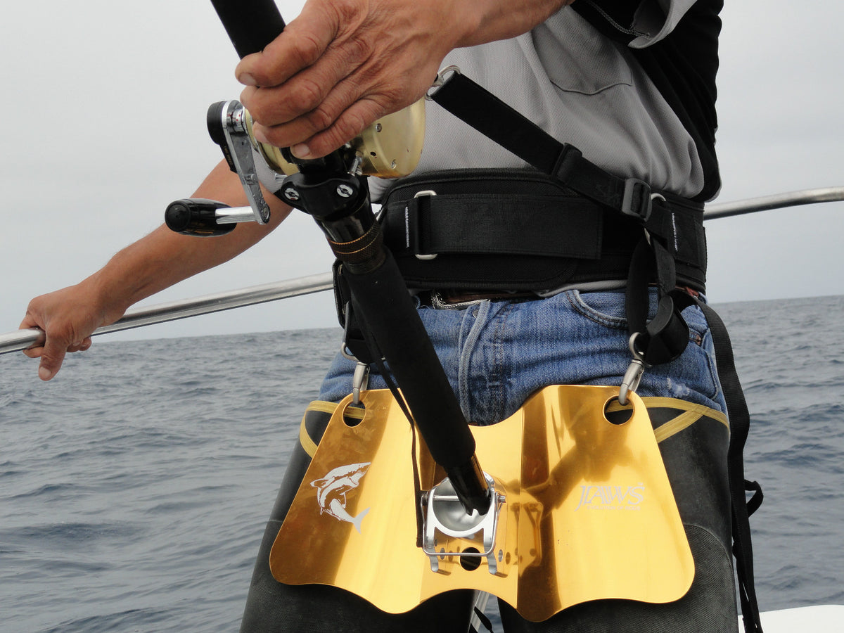 Fishing Belt with Reel Harness for Big Game Jigging - Size M