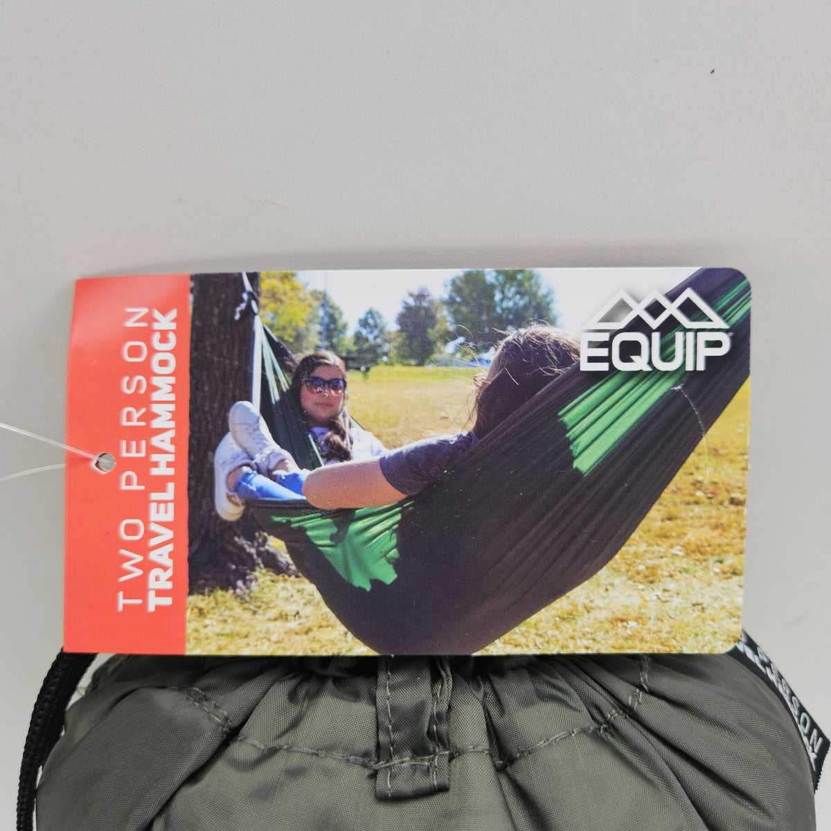 2 Person Travel Hammock with Nylon Fabric 500lb Capacity Camping Hiking