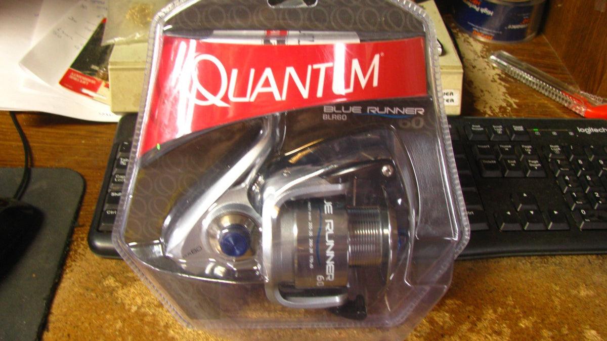Quantum Blue Runner Size 60 Spinning Reel for Saltwater & Freshwater Fishing