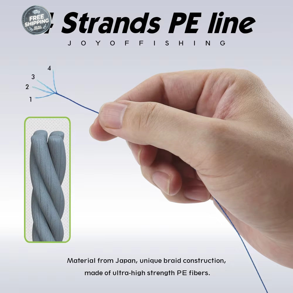 Heavy Duty Braided Fishing Line - Multiple Lengths & Strengths for Freshwater & Saltwater