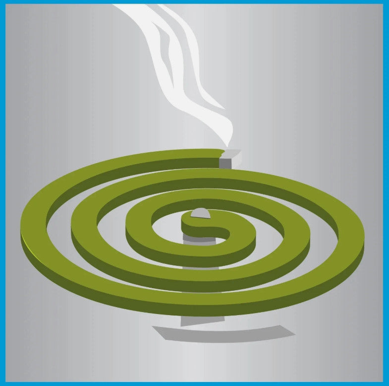 Outdoor Bug Repellent Mosquito Coils 4 Pack for Patio Camping & Porch