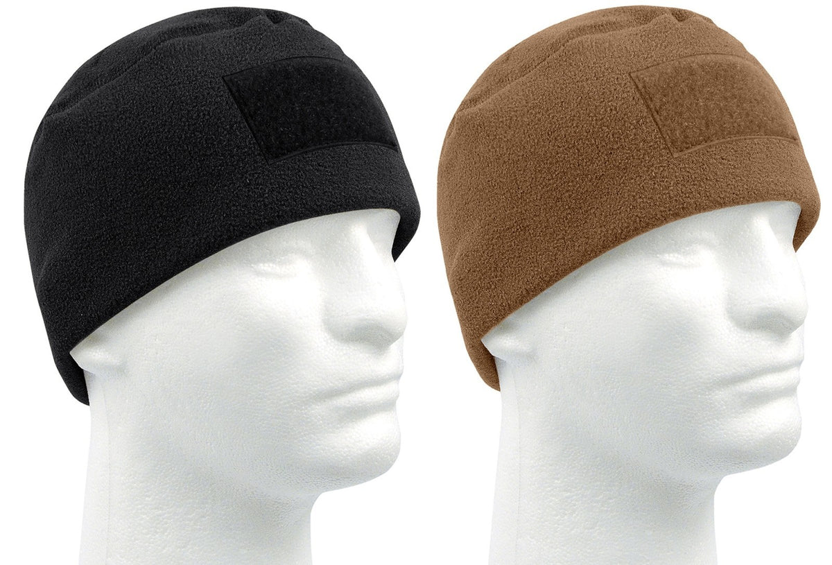 Winter Tactical Polar Fleece Watch Cap Ski Hat with Patch Area - Rothco