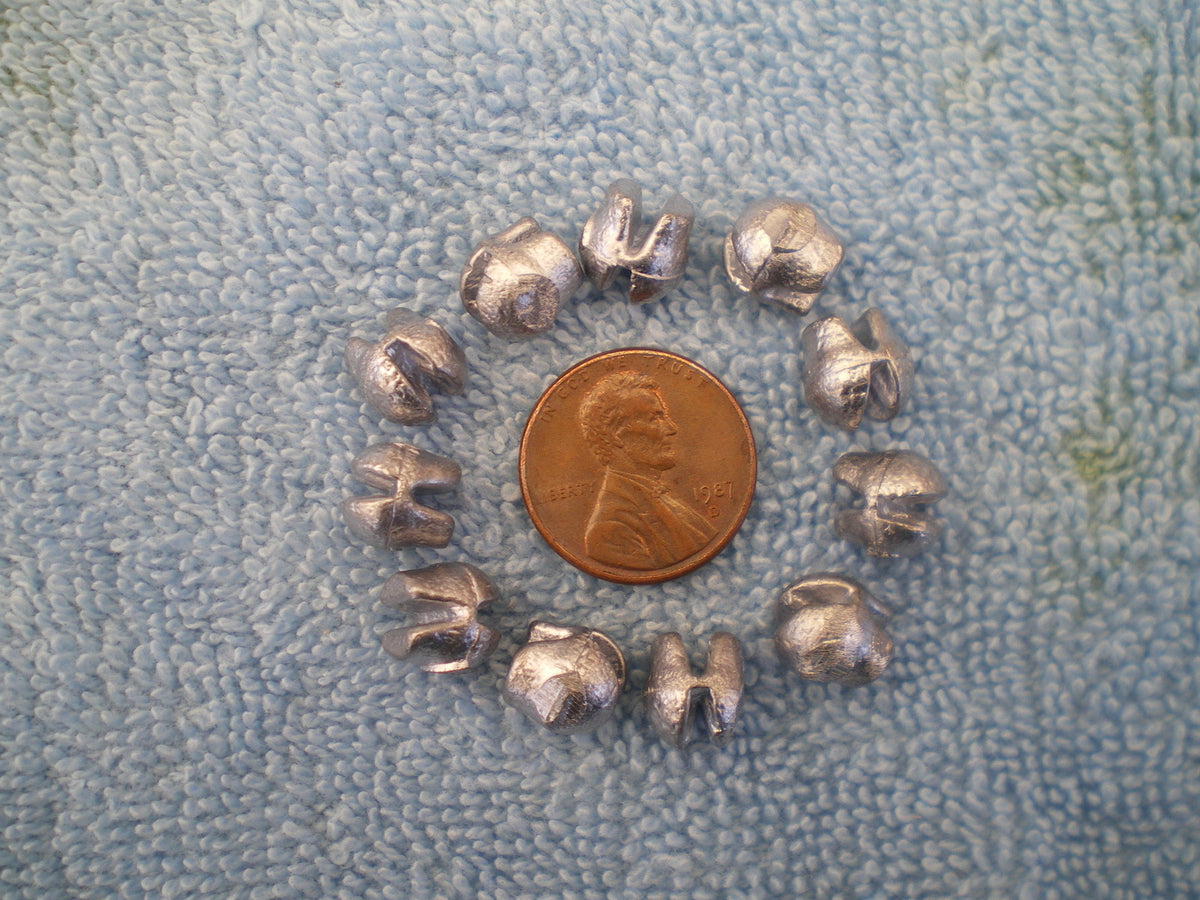 Removable Split Shot Sinker Set 1/16, 1/8, 1/4, 3/8 Oz. 100 Pcs for Fishing