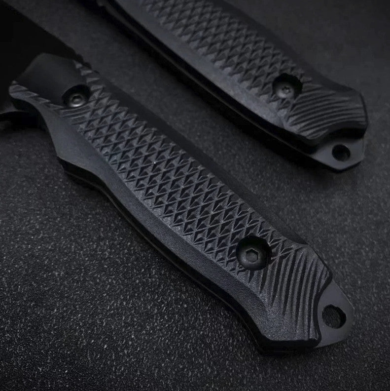 Outdoor Camping & Hunting Pocket Knife with Sheath - High Hardness Steel