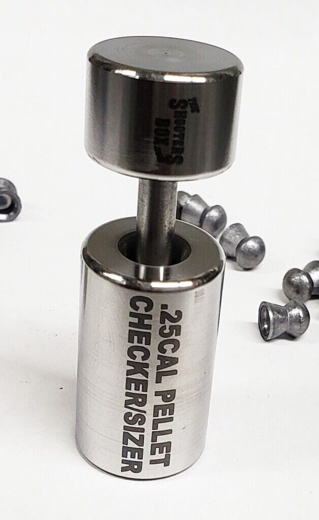 .25 Caliber Pellet Resizer Kit Stainless Steel - Precision Tool for Shooting & Hunting