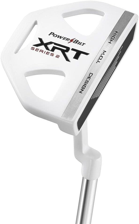 Right Hand Golf Mallet Putter Series 2 Nano White 35 Inch - Powerbilt