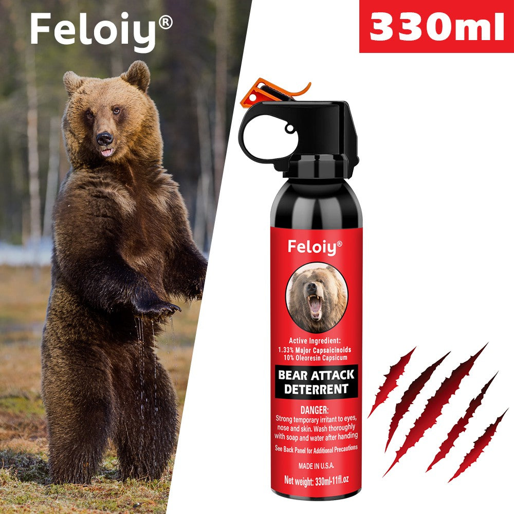 11oz Bear Spray with 30ft Range for Wildlife Defense Camping Hiking