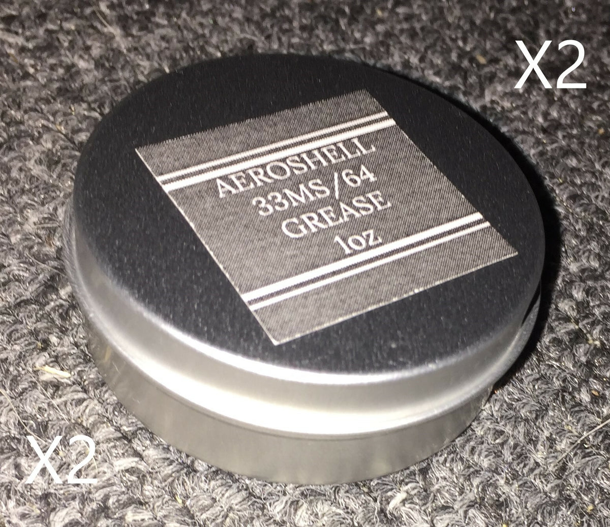 Lithium Synthetic Grease - MIL-G-21164D Mil Spec, 2x 1oz Jars, High Temp & Pressure