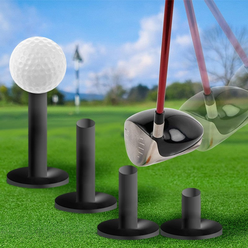 Golf Rubber Tees 5 Pcs Mixed Sizes for Driving Range & Practice Mat