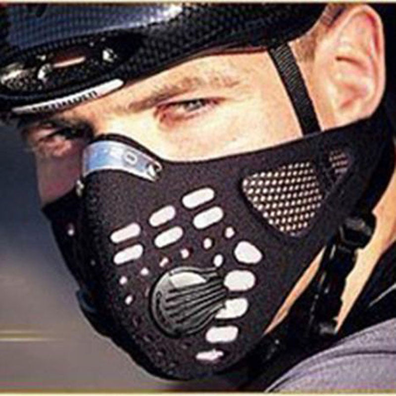 Outdoor Anti-Smoke Face Mask with Filter, Unisex Respirator Mask