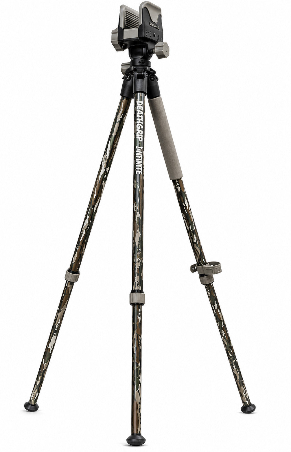 Lightweight Hunting Tripod with Adjustable Height & Camo Finish