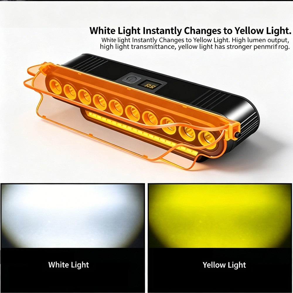 4000mAh Waterproof USB Rechargeable Bike Headlight with Remote Control