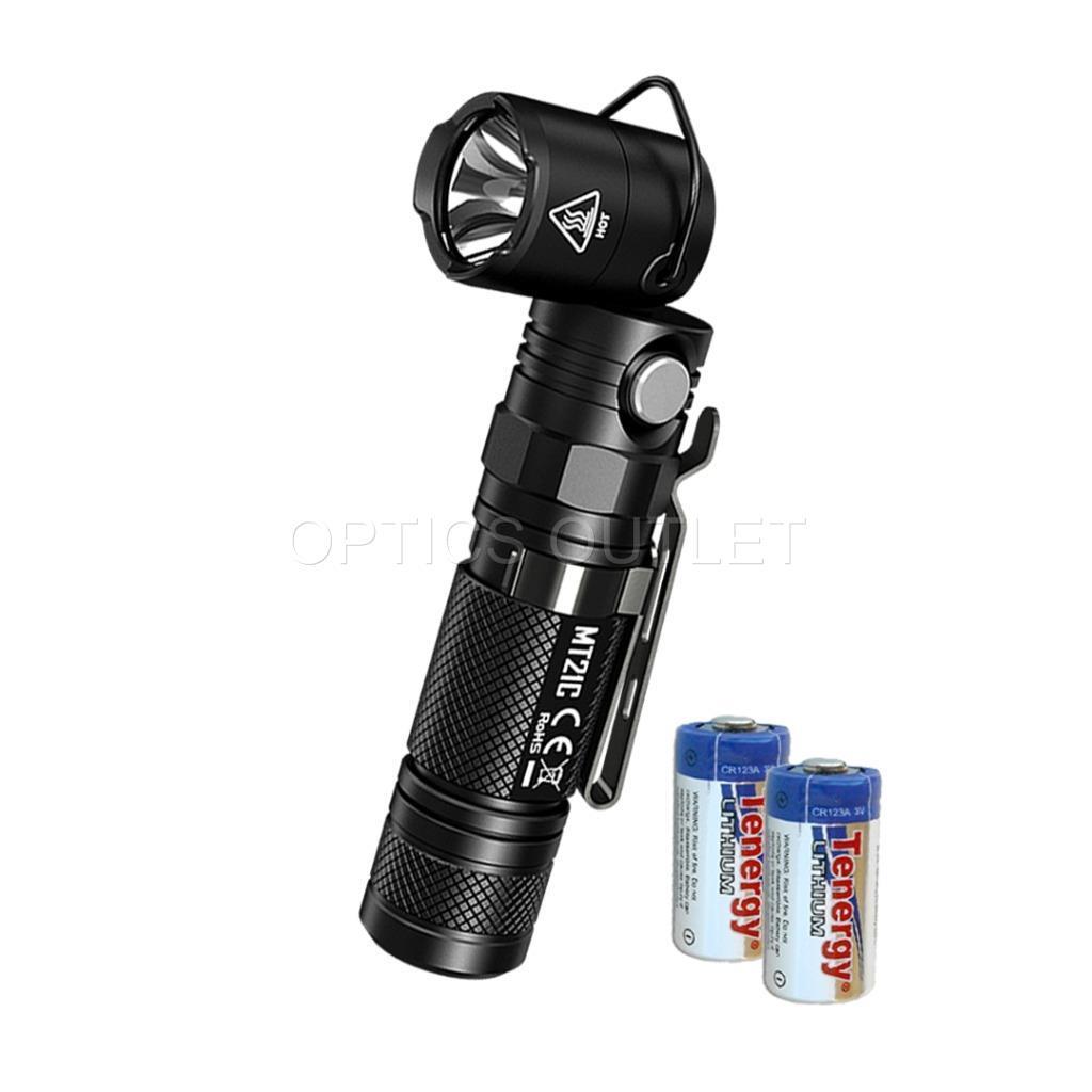 High Lumen Tilt Head LED Flashlight with Batteries, Multi-Mode, 1000 Lumens