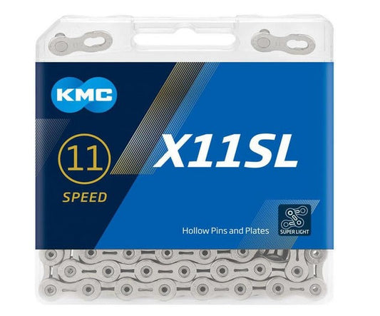 11 Speed Bicycle Chain 118 Links Silver - Compatible with Mountain & Road Bikes