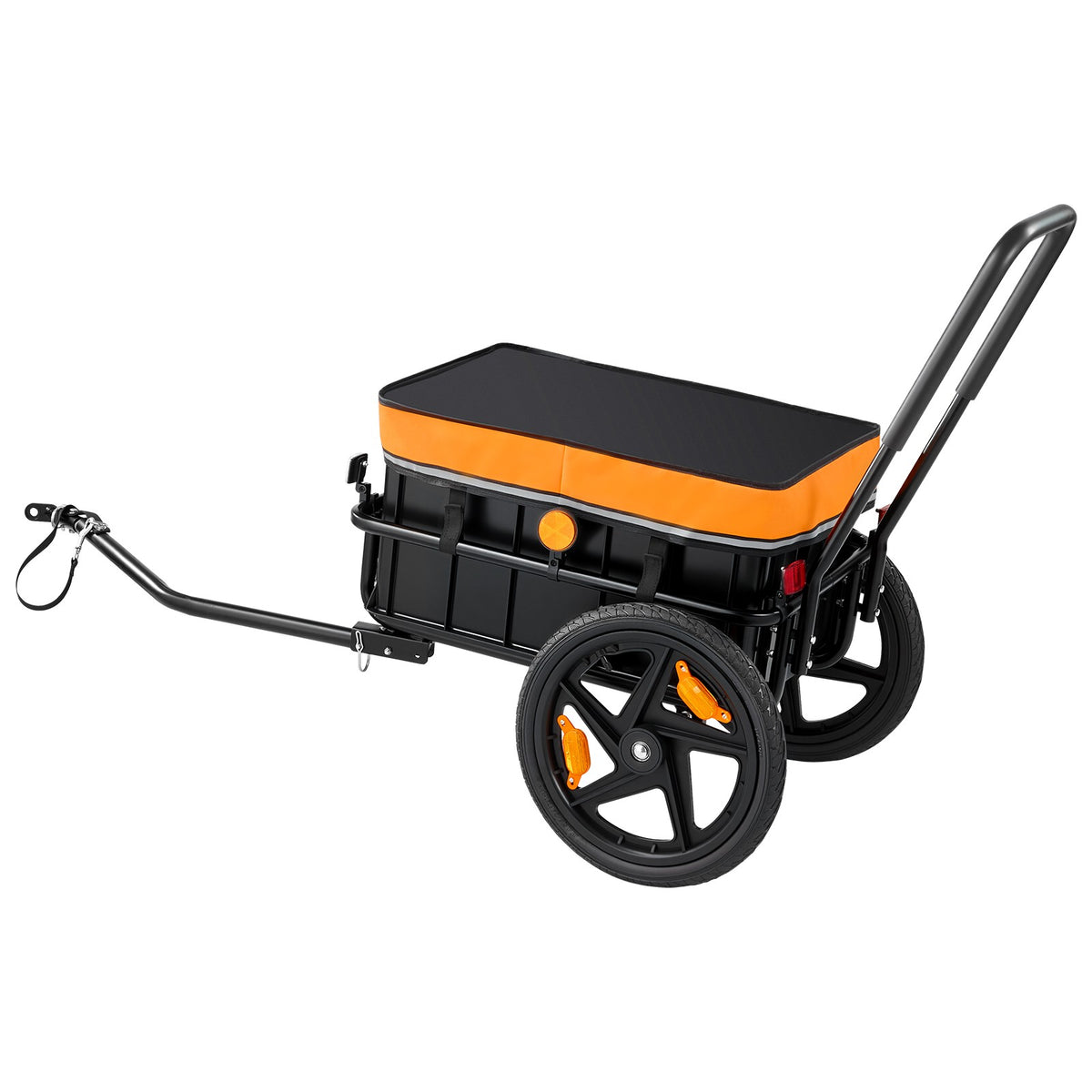 Foldable Bicycle Cargo Trailer 100lbs Capacity for 22-28 Inch Bikes