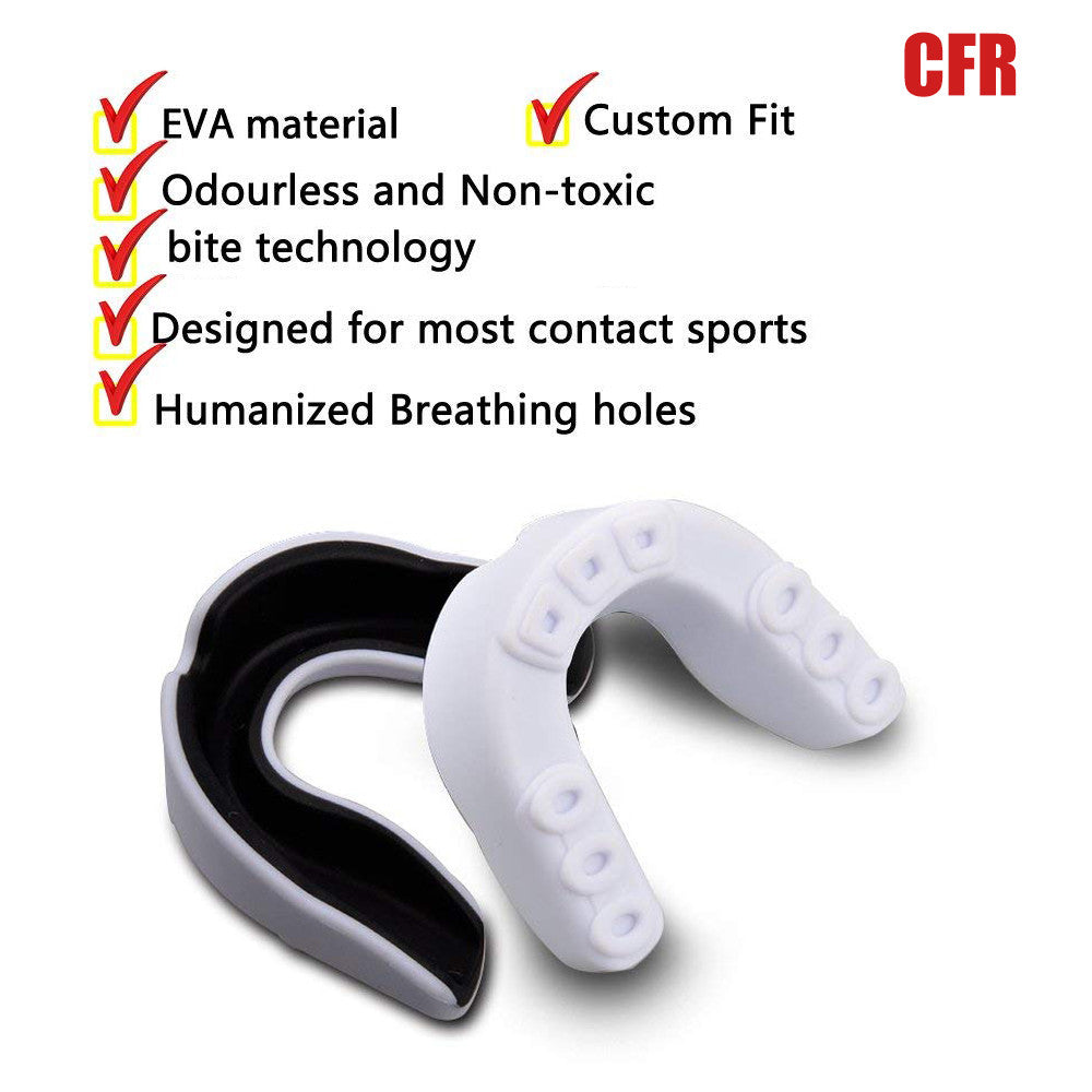 Gel Boxing Gum Shield & Mouth Guard for Contact Sports - Junior Fit