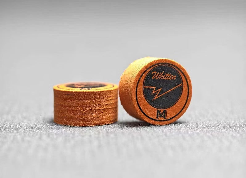 Whitten Medium Soft Tip Pool Cue Tip 9-Layer, 46% Pigskin, 14mm
