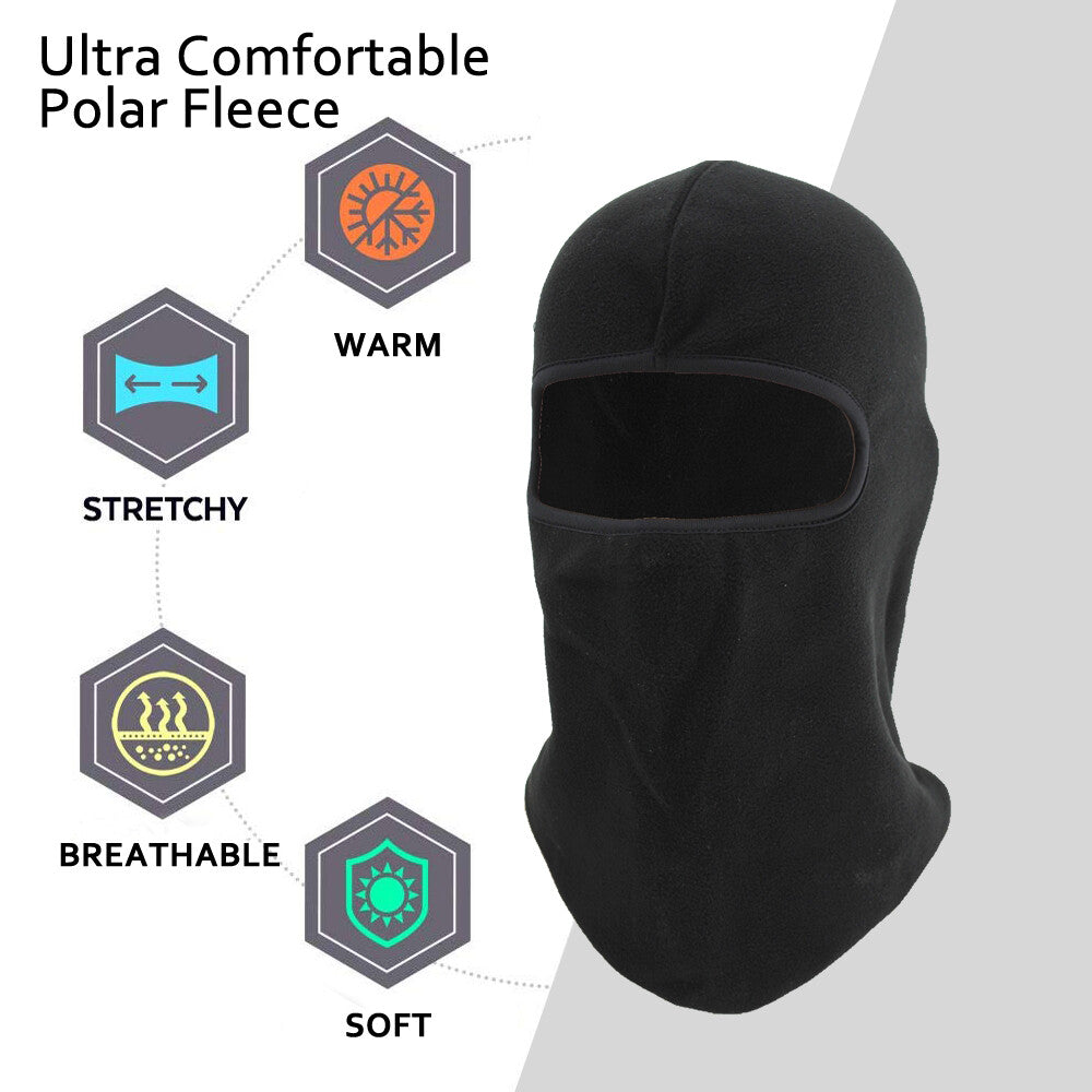 Winter Balaclava Face Mask Windproof Fleece Ski Motorcycle Tactical Hat