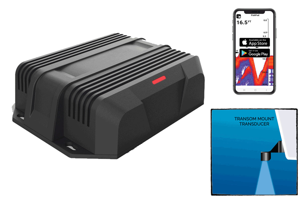 Bluetooth Fish Finder for Boat Mounting - High-Resolution Underwater Sonar