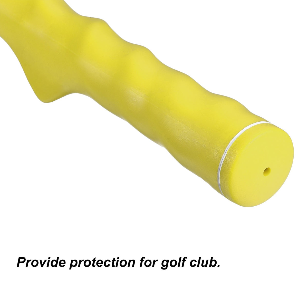 Golf Swing Training Grip - Right Hand Practice Rubber Grip Yellow