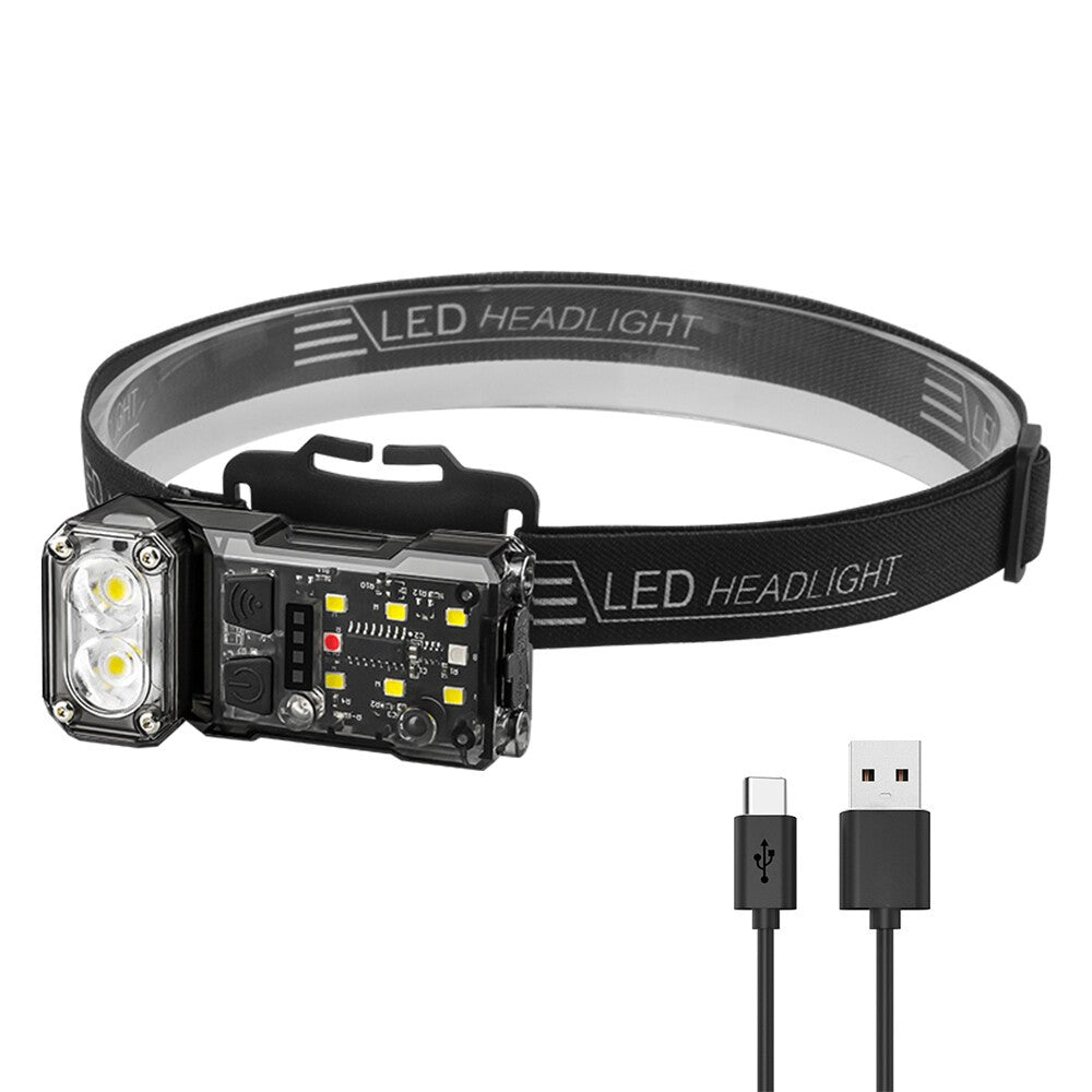 Rechargeable LED COB Work Light with Magnetic Base & Hand Wave Sensor