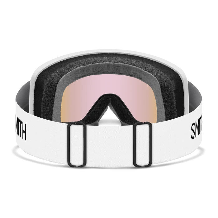 Smith Transfer Snow Goggles 2027 - White with Blue Sensor Mirror