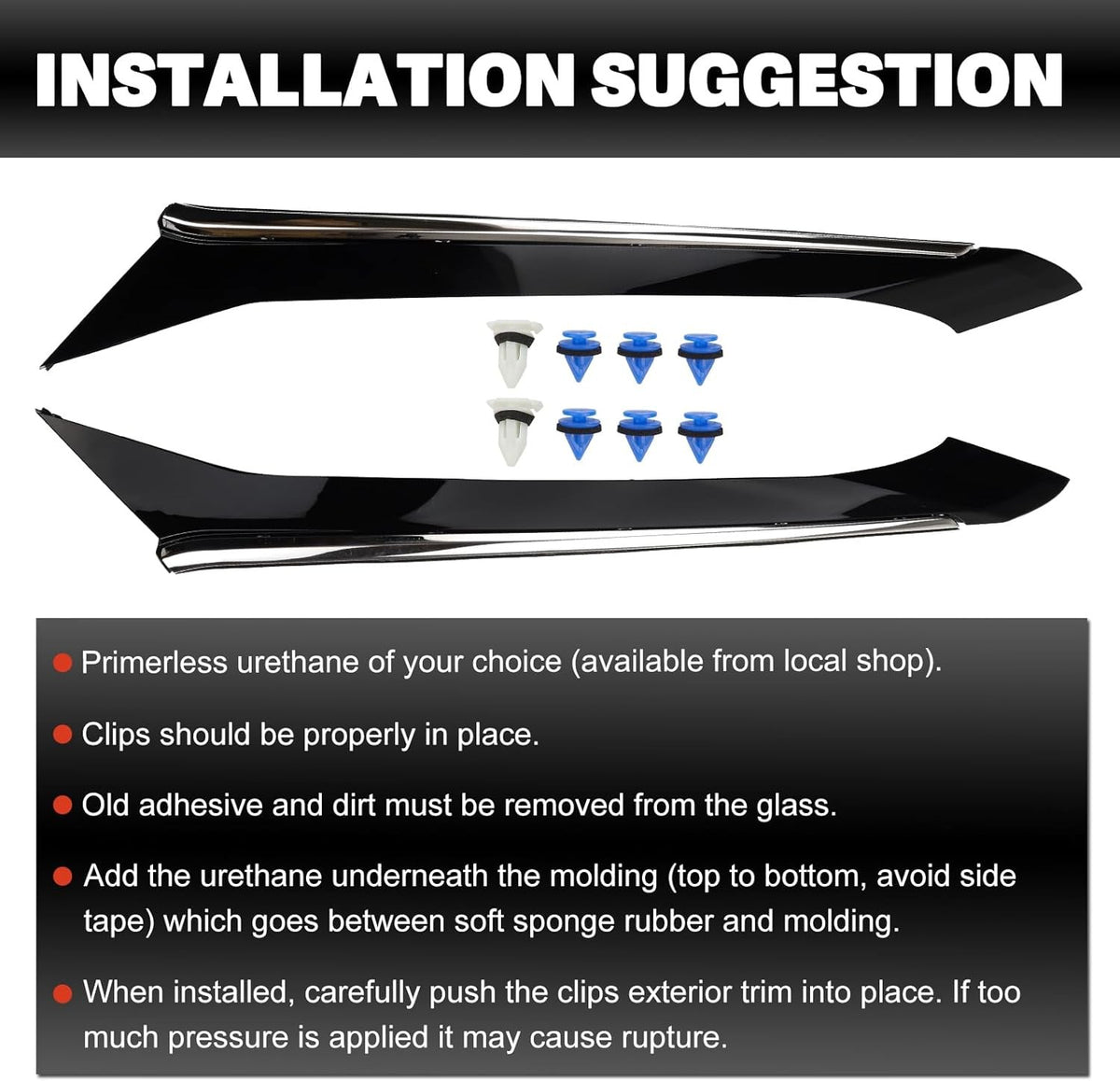 Rear Quarter Panel Molding for Nissan Maxima 2016-2021 Left & Right