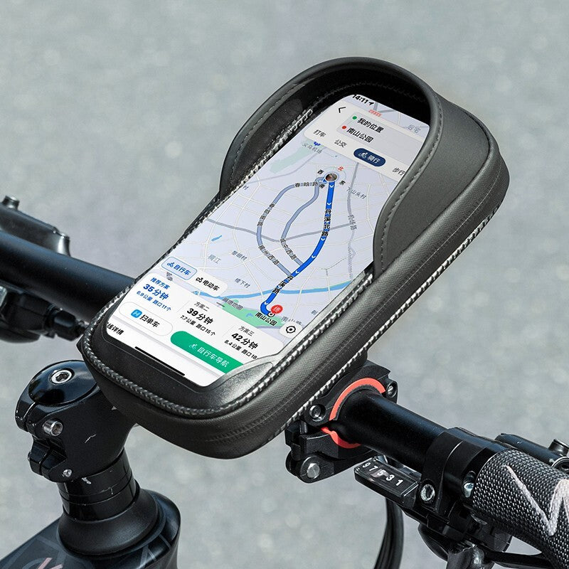 Waterproof Bike Phone Mount Handlebar Holder for Motorcycle & Bicycle